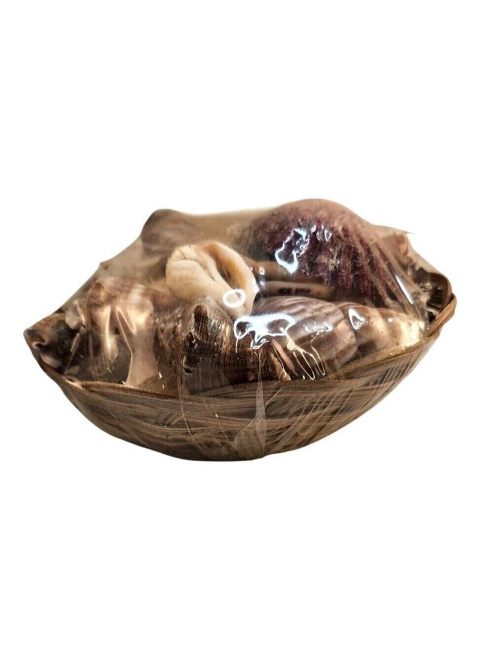 Seashell Basket Set 2 Decorative 5" x 3" - Picture 4 of 9